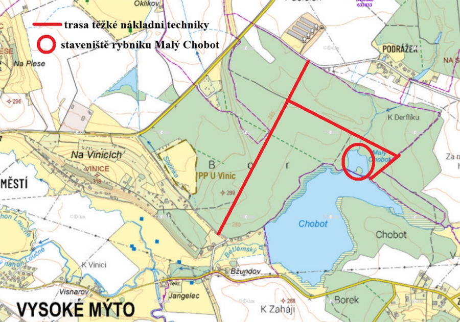 Důležitá informace návštěvníkům příměstského lesa Na Vinicích